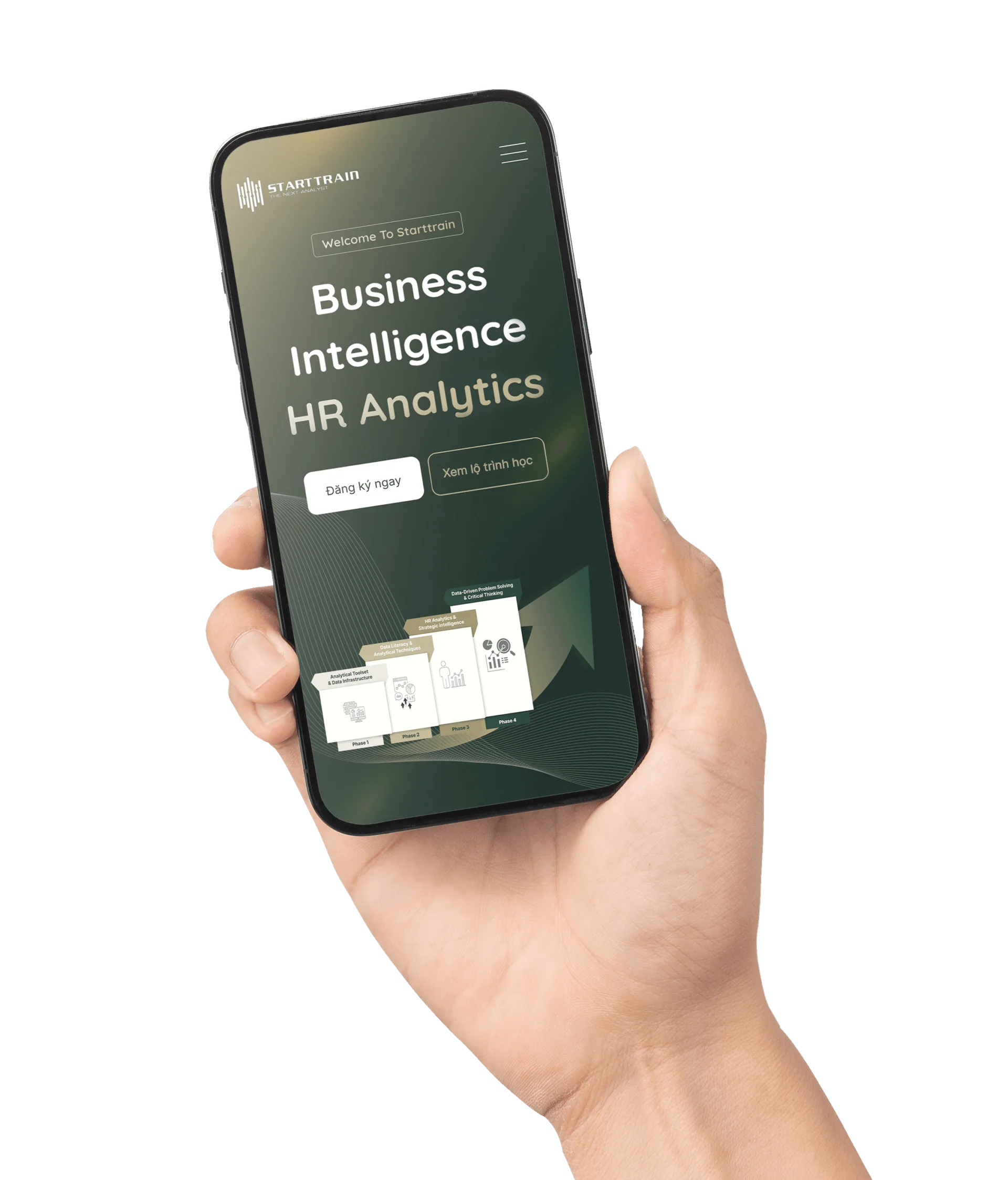 Thông tin khóa học HR Analytics trên thiết bị di động