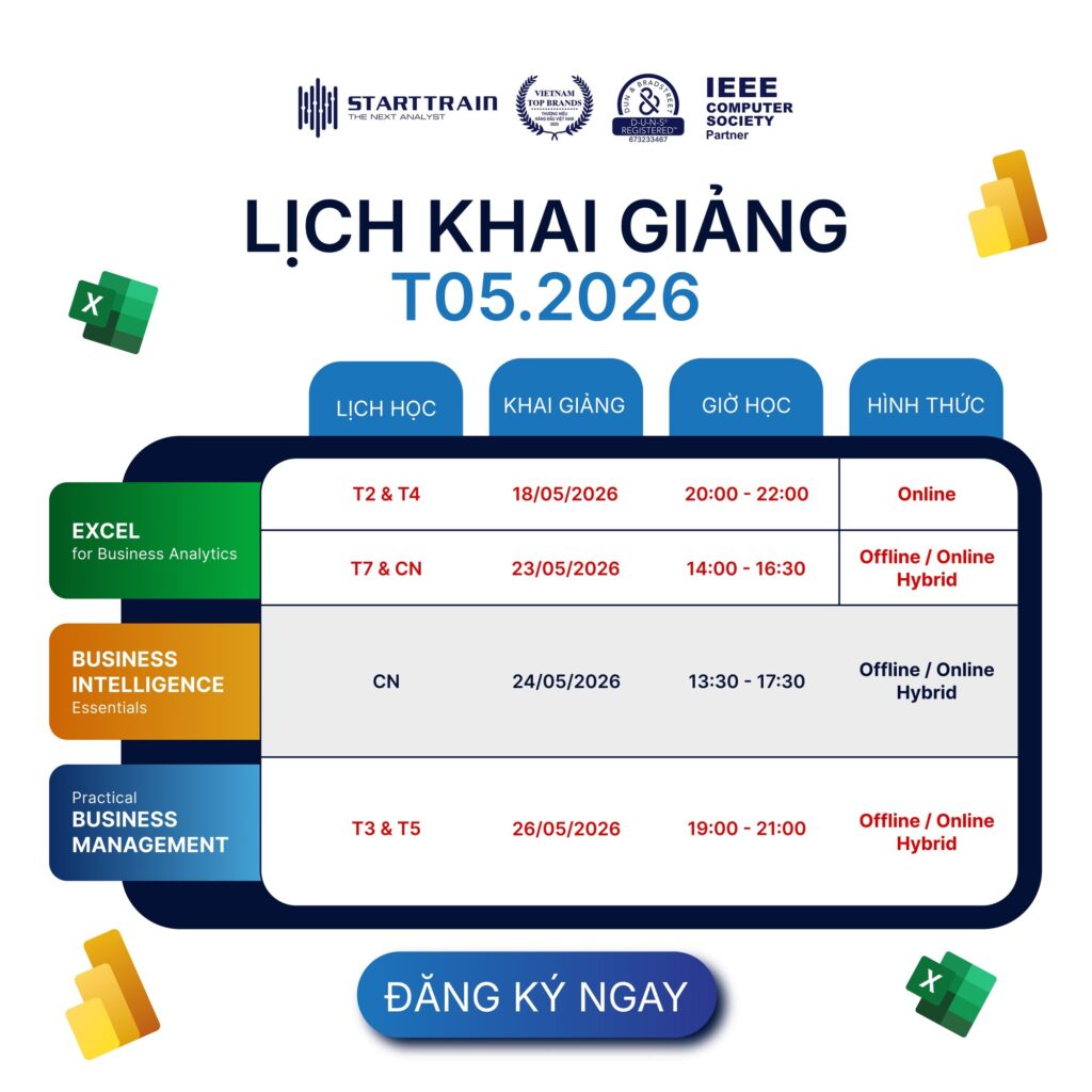 Lịch khai giảng
