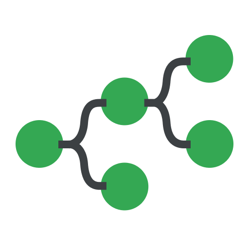 Decomposition tree icon