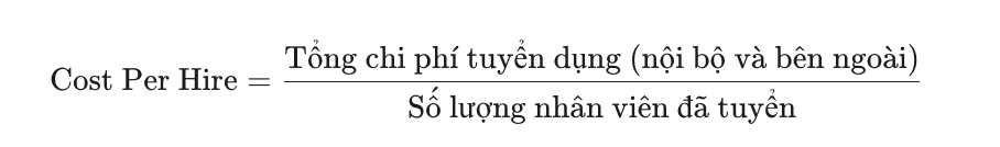 Cost Per Hire