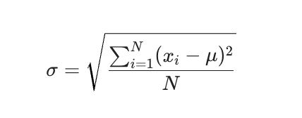 Population Standard Deviation