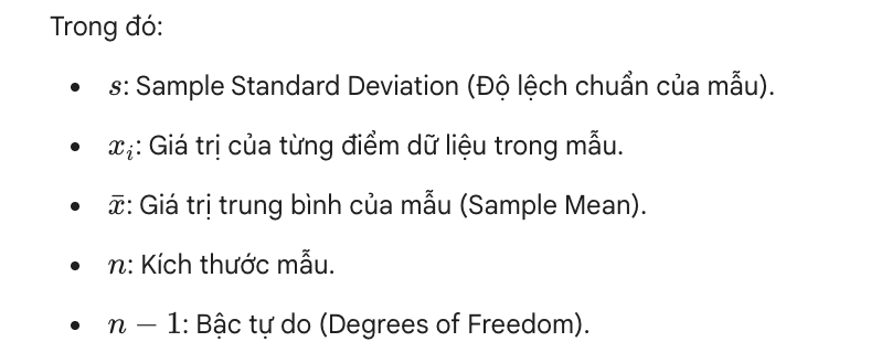 độ lệch chuẩn