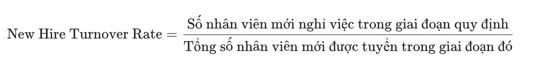 New Hire Turnover Rate