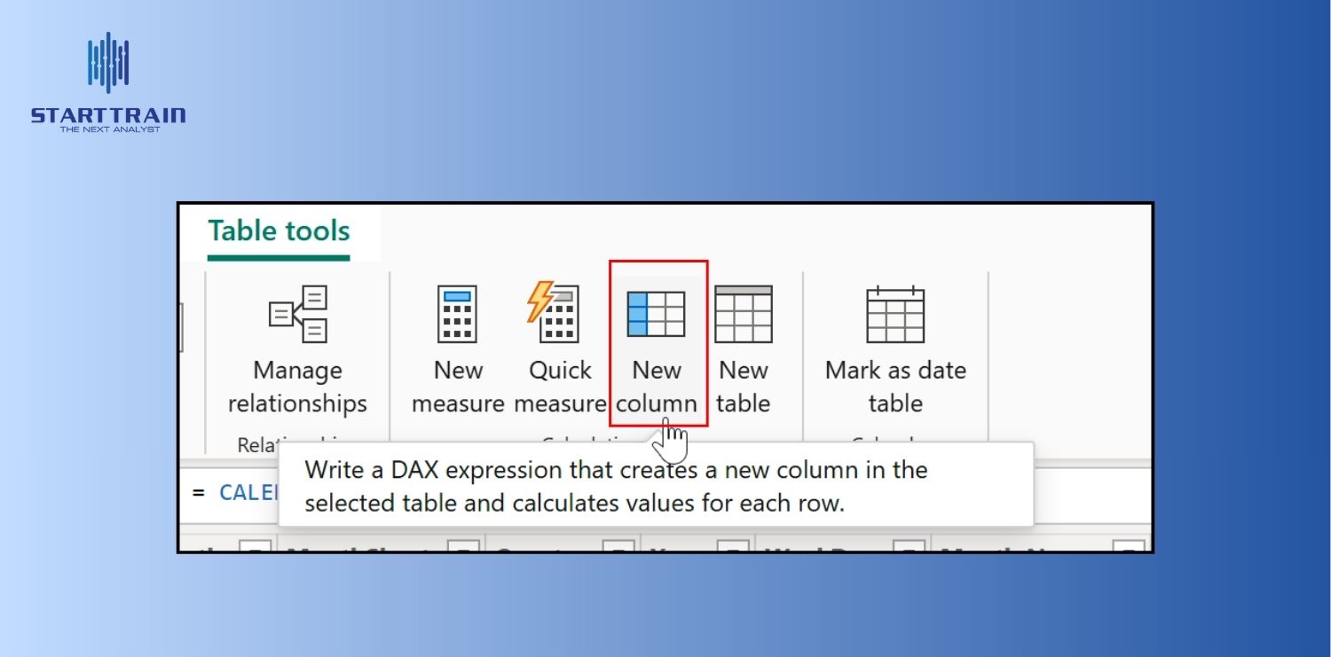 Power BI Calculated Column
