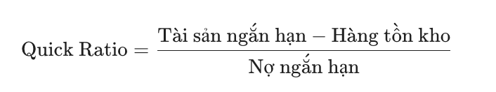 Chỉ số thanh to&aacute;n hiện h&agrave;nh (Current Ratio)