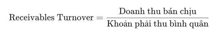 Receivables Turnover