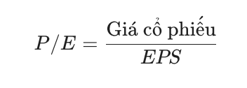 Chỉ số P/E (Price-to-Earnings Ratio)