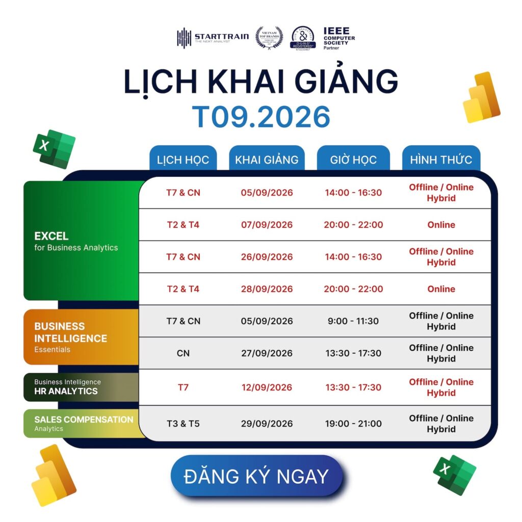 Khai giảng tháng 9