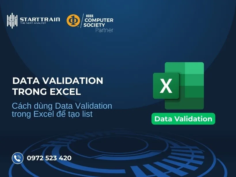 Cách sử dụng Data Validation trong Excel