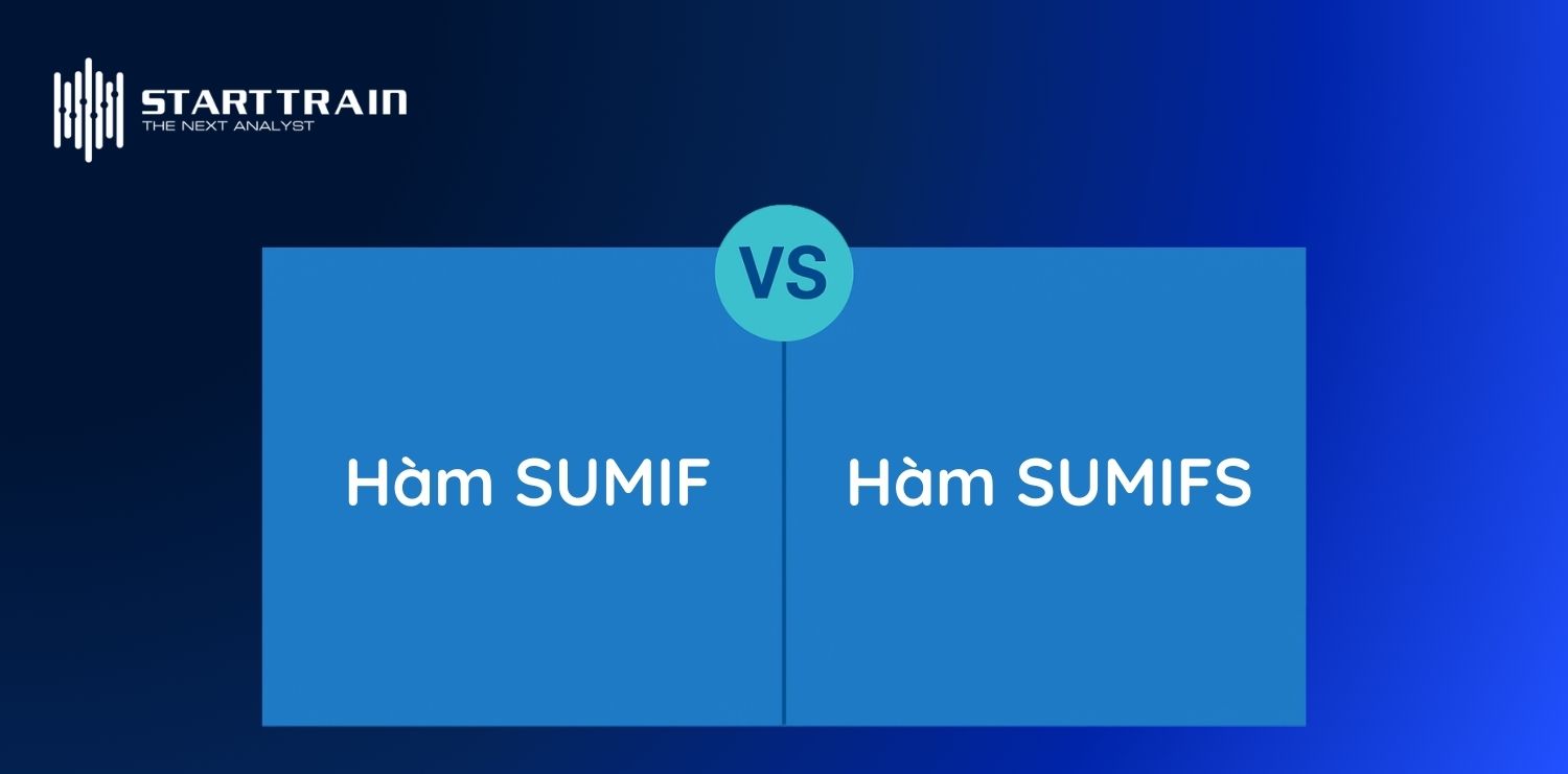 So s&aacute;nh SUMIF v&agrave; SUMIFS