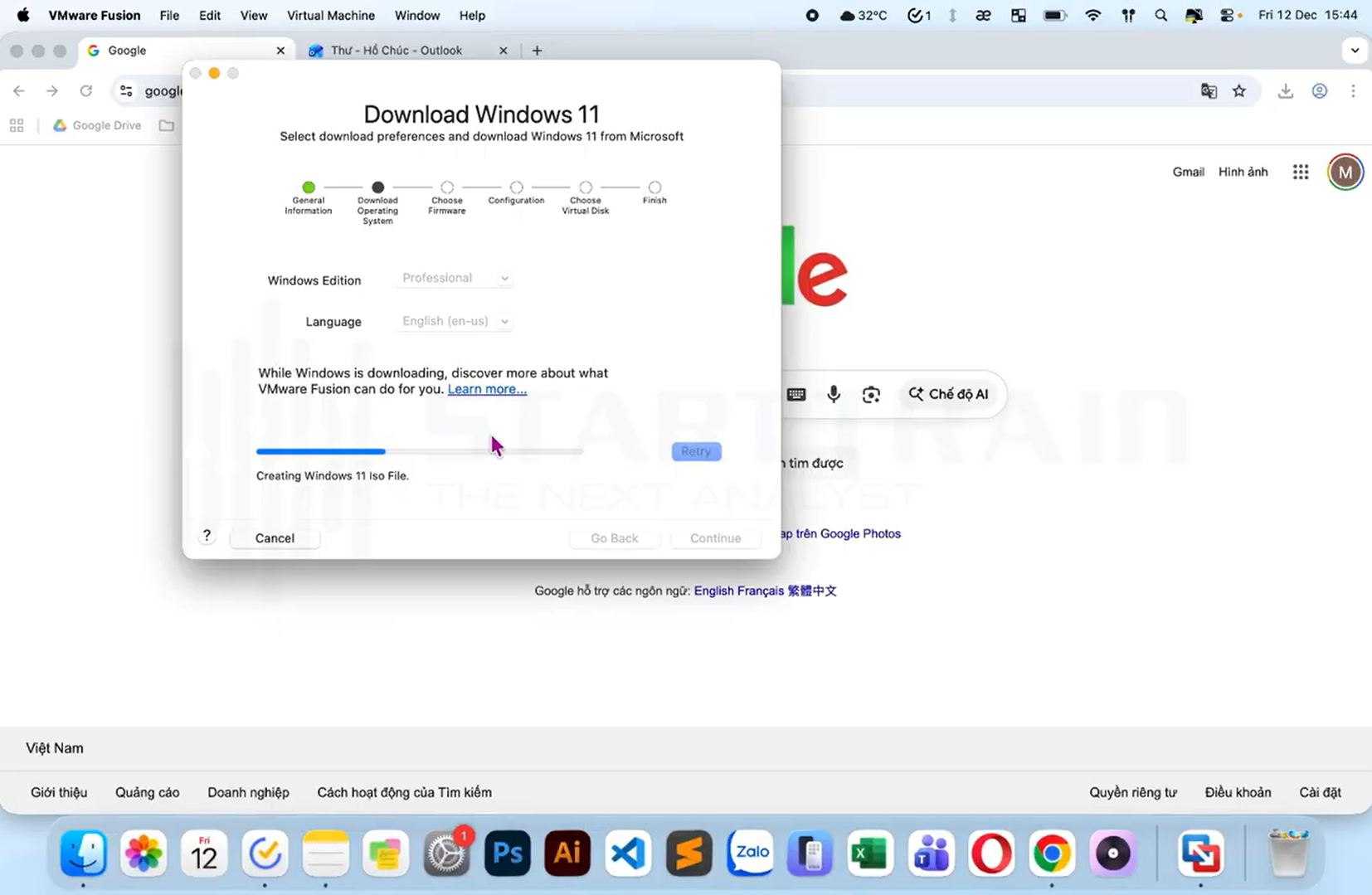 Tải và thiết lập môi trường Windows 11