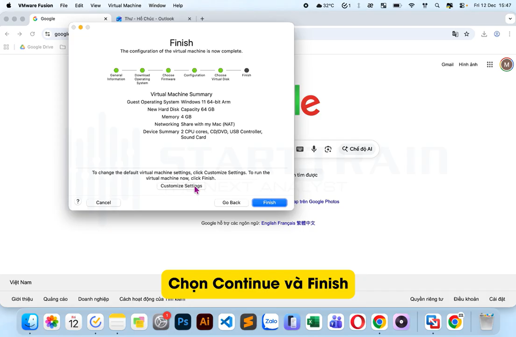 Tải và thiết lập môi trường Windows 11