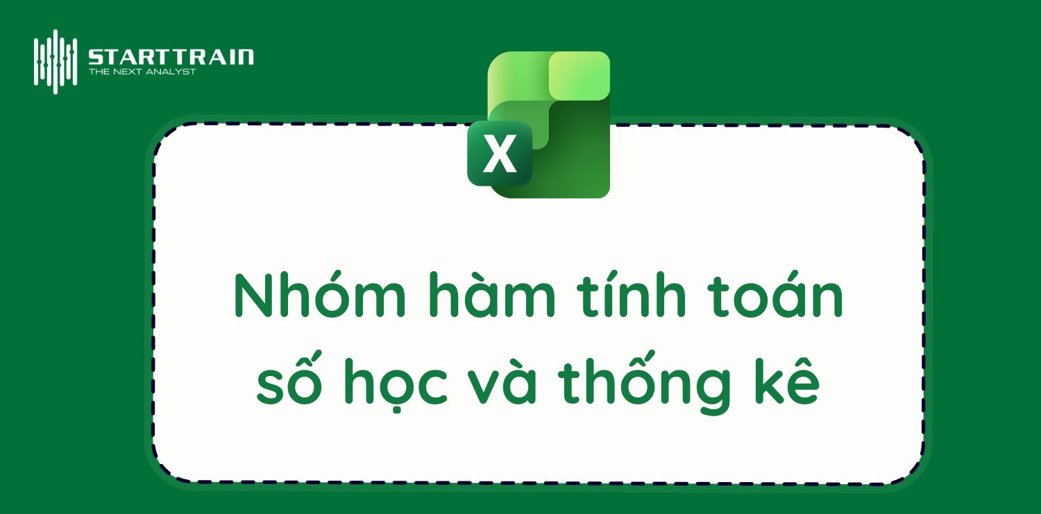 Nhóm hàm tính toán số học và thống kê