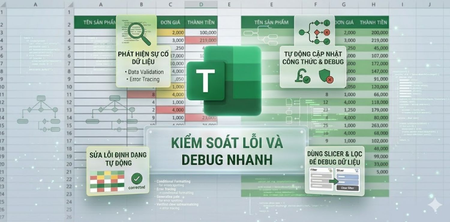 Kiểm soát lỗi và Debug nhanh