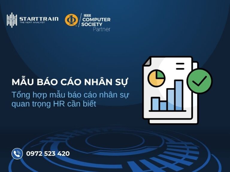 mẫu báo cáo nhân sự