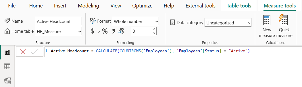 Measure trong Power BI