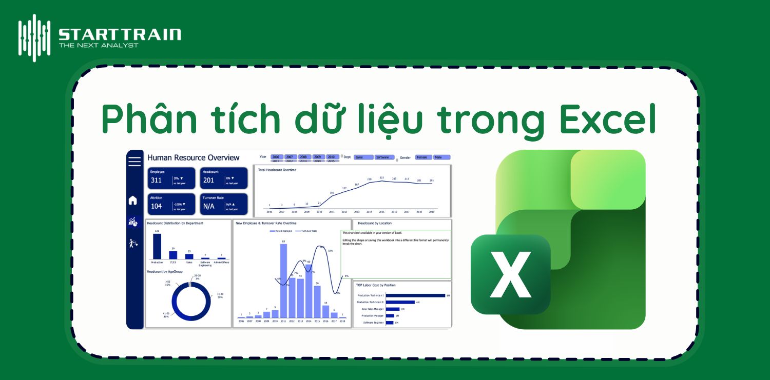 phân tích dữ liệu trong Excel