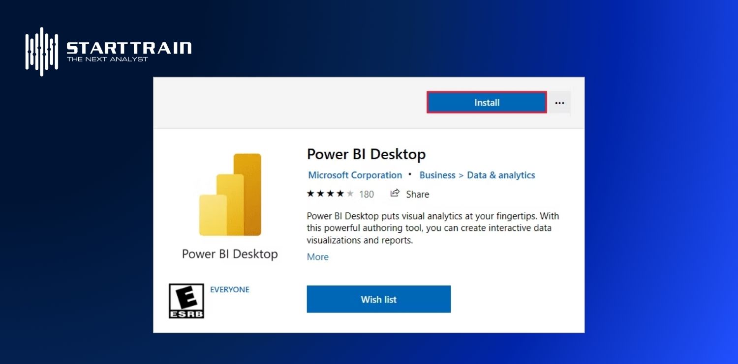 Cách tải và cài đặt Power BI Desktop