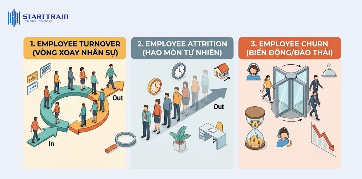 Phân tích tỷ lệ nghỉ việc