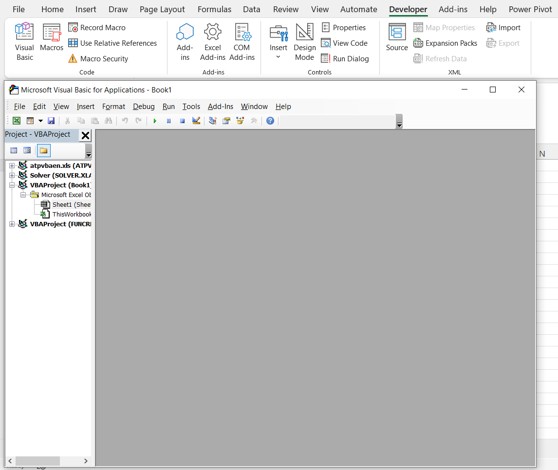 cách mở và sử dụng VBA Excel