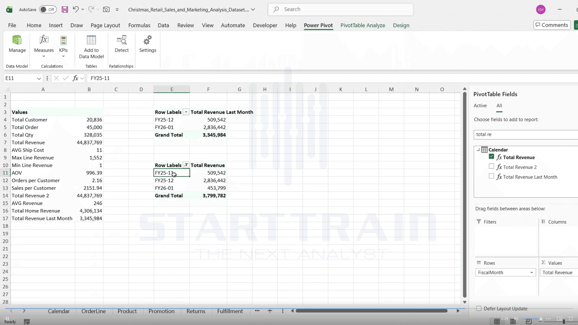 Calculate trong Excel