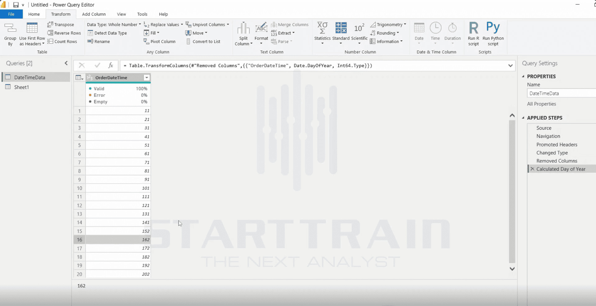 Date trong Power BI
