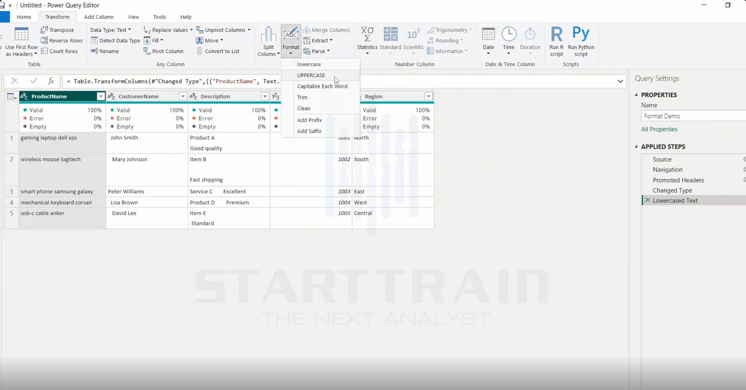 Format trong Power BI