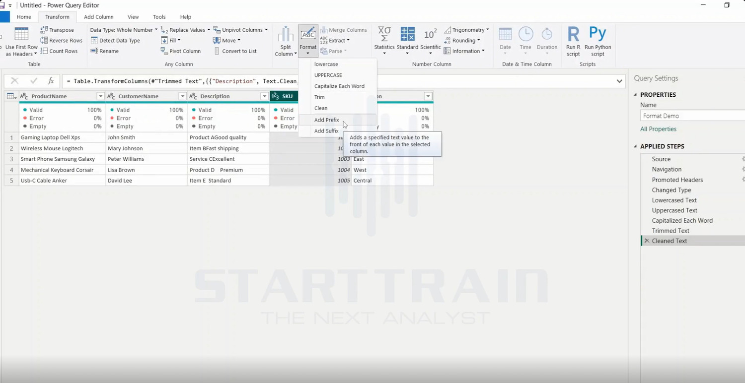 Format trong Power BI
