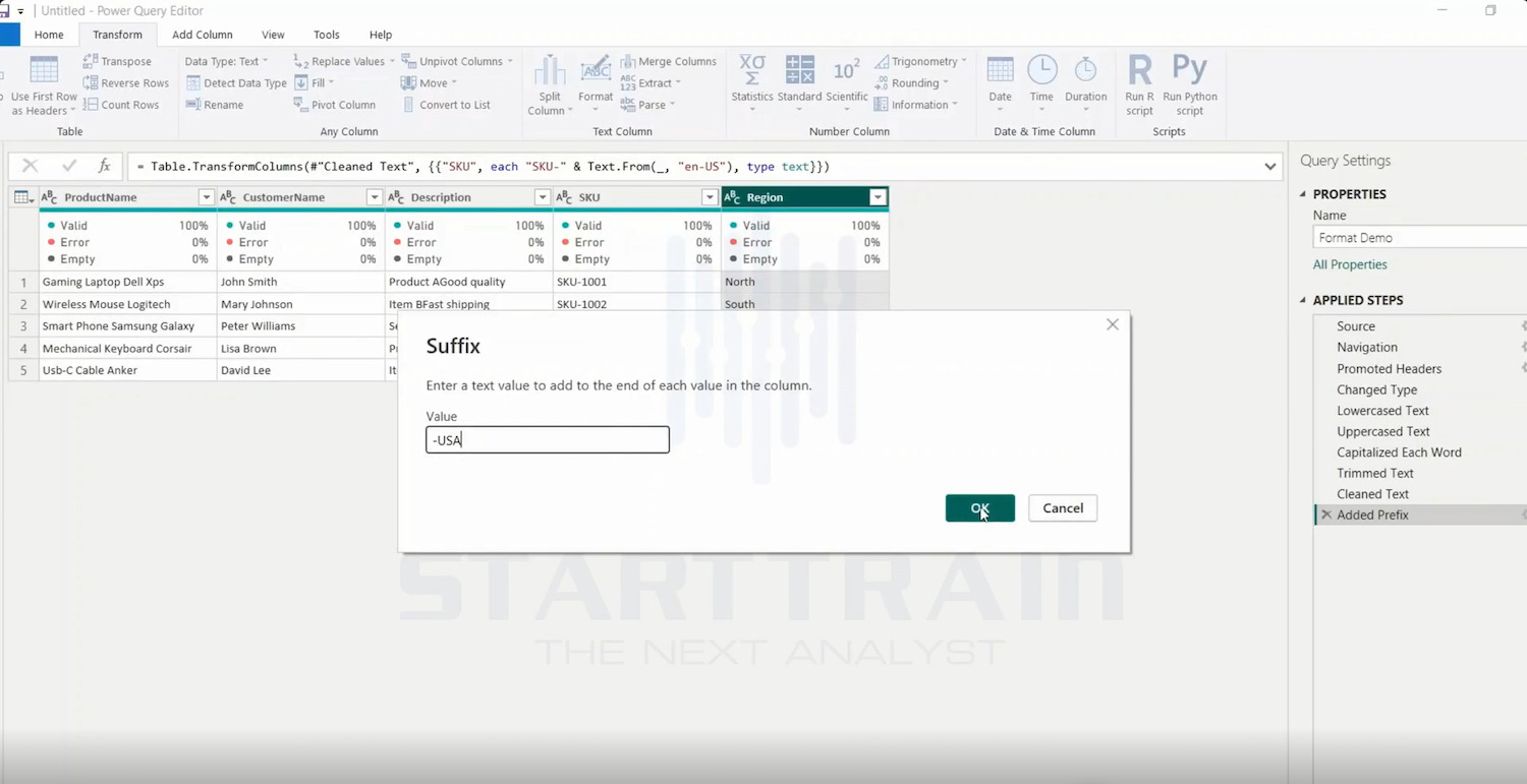 Format trong Power BI