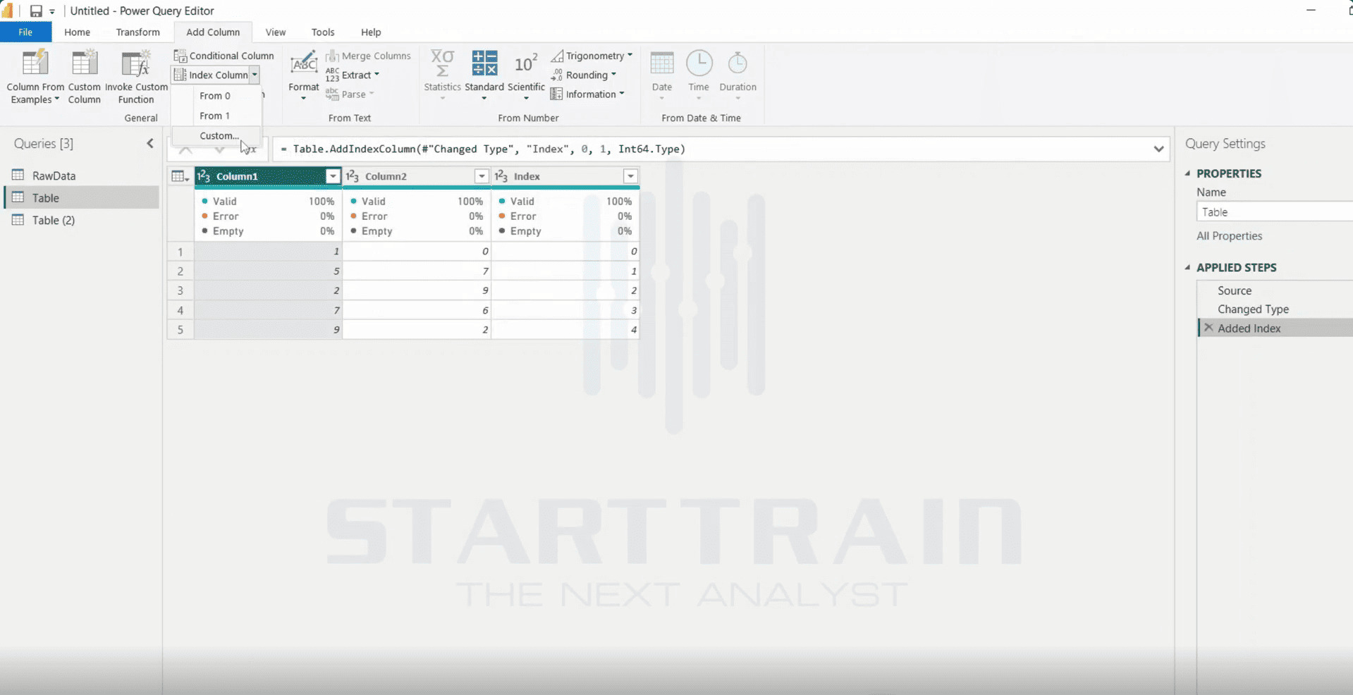 Index Column