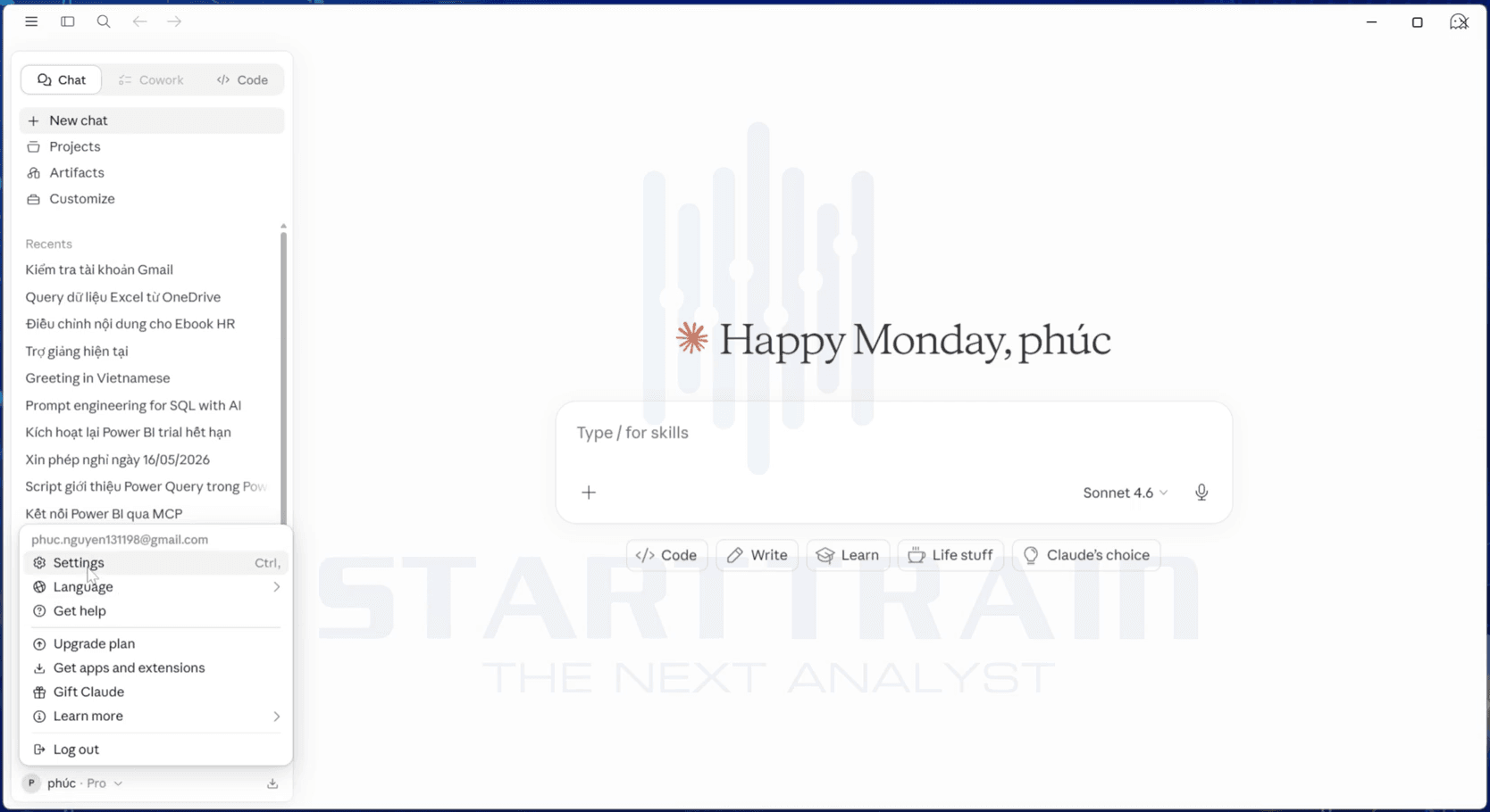 kết nối Claude AI với Gmail