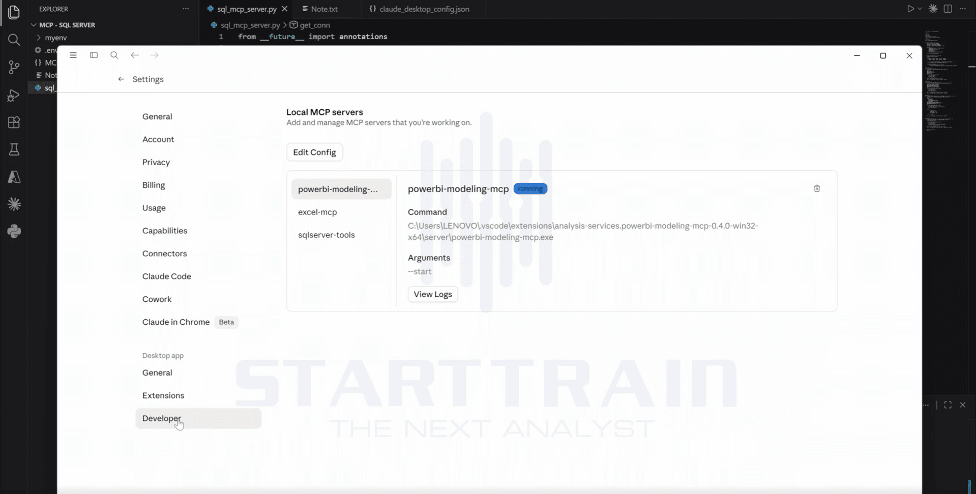 Cách kết nối Claude AI với SQL Server