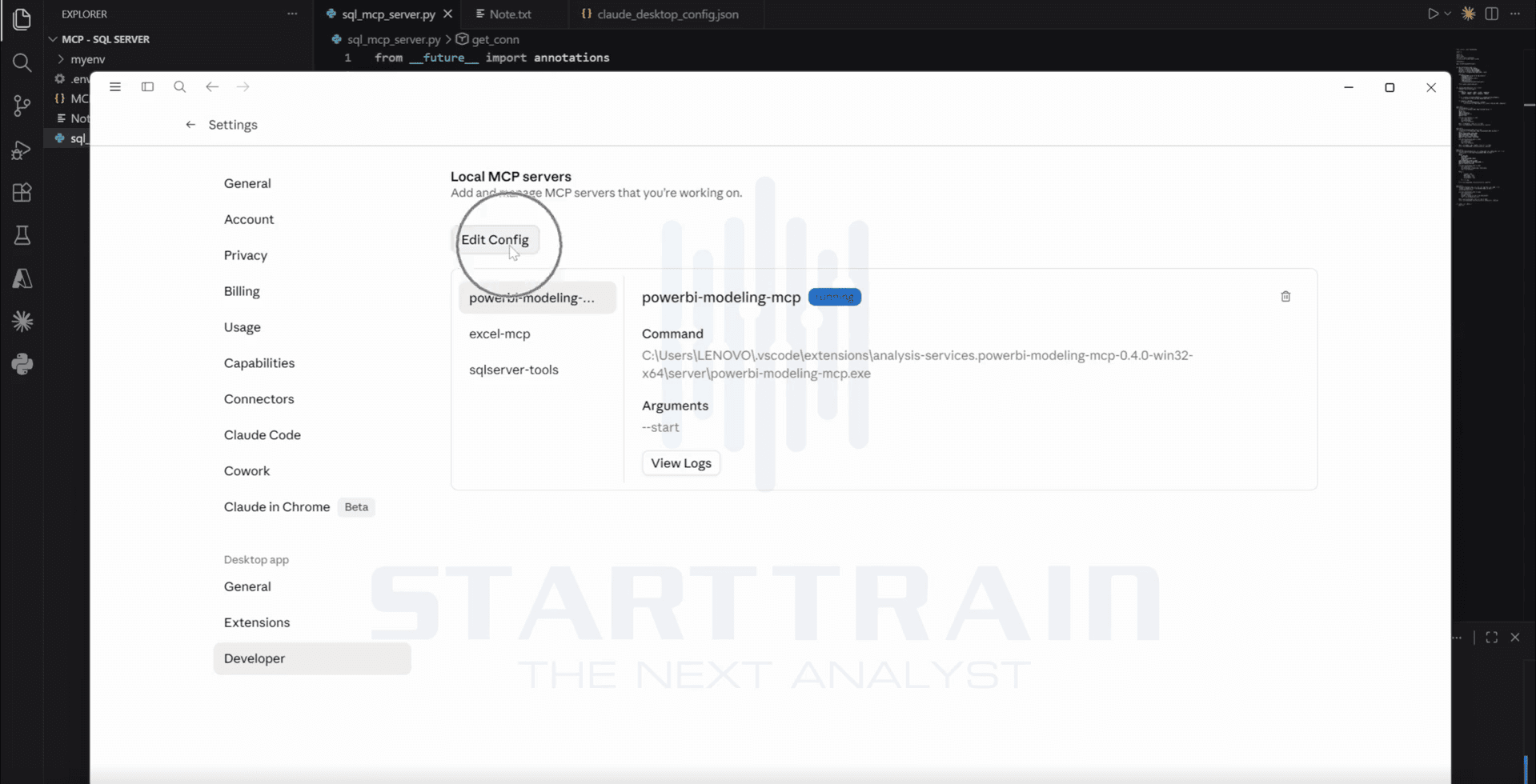 Cách kết nối Claude AI với SQL Server