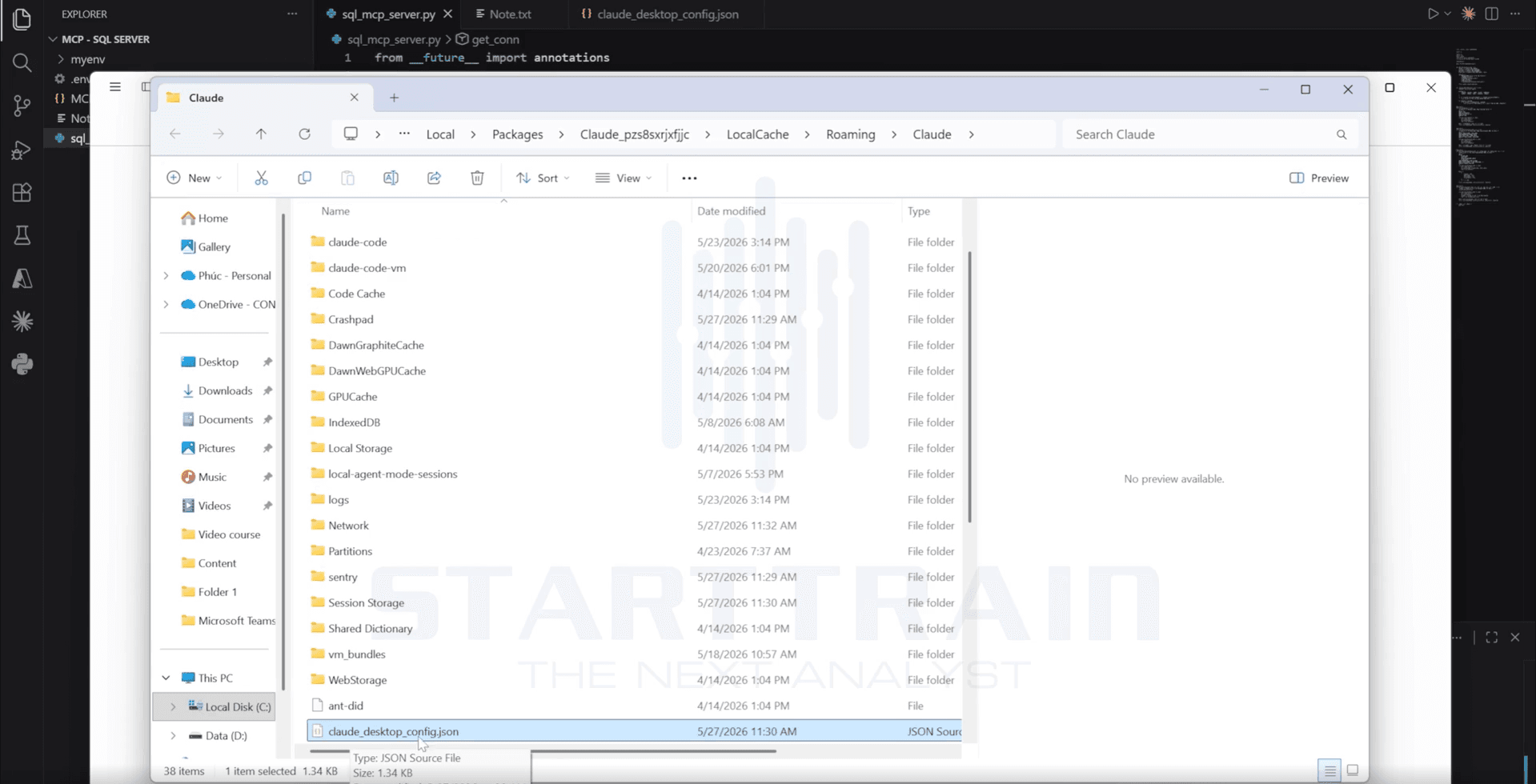 Cách kết nối Claude AI với SQL Server