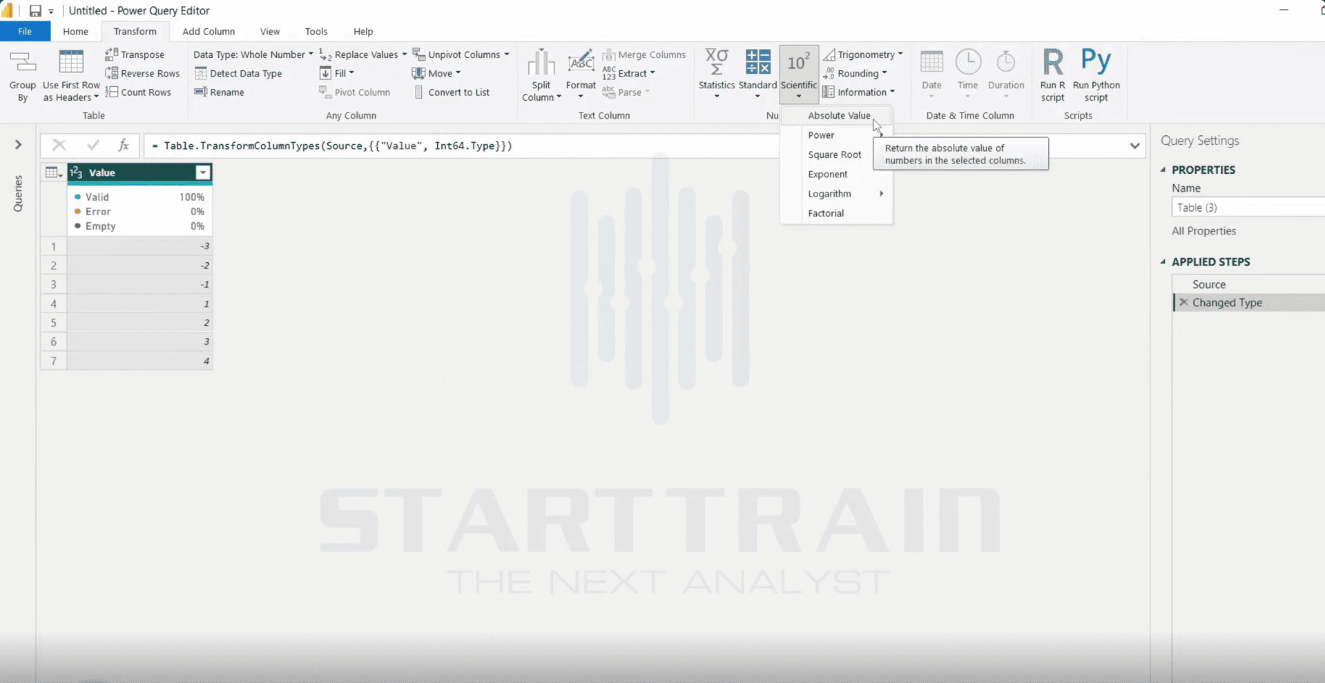 Scientific trong Power BI