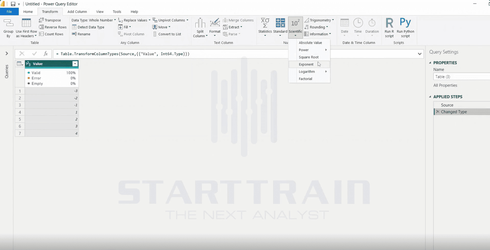 Scientific trong Power BI