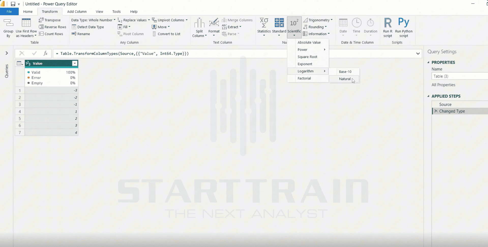 Scientific trong Power BI