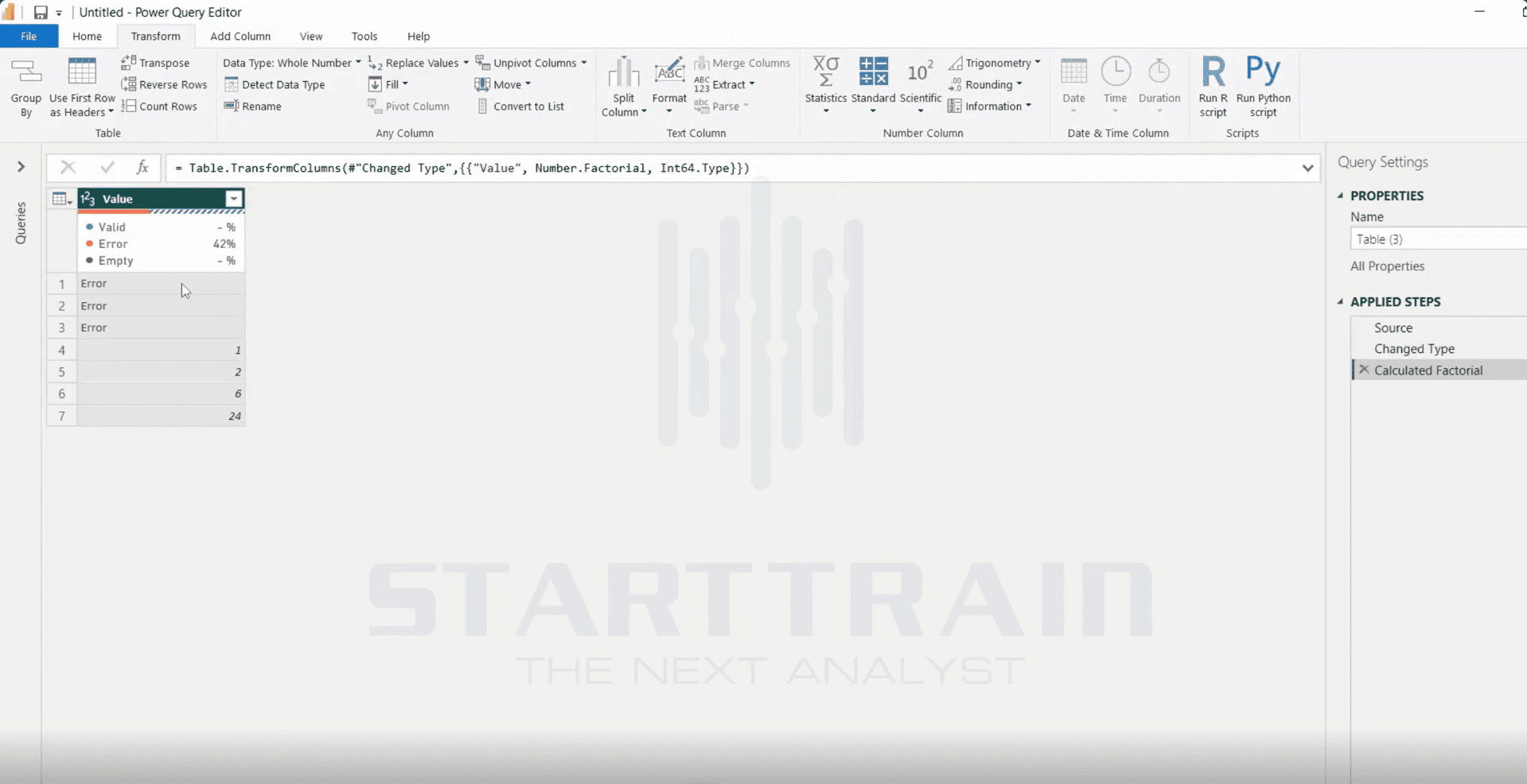 Scientific trong Power BI