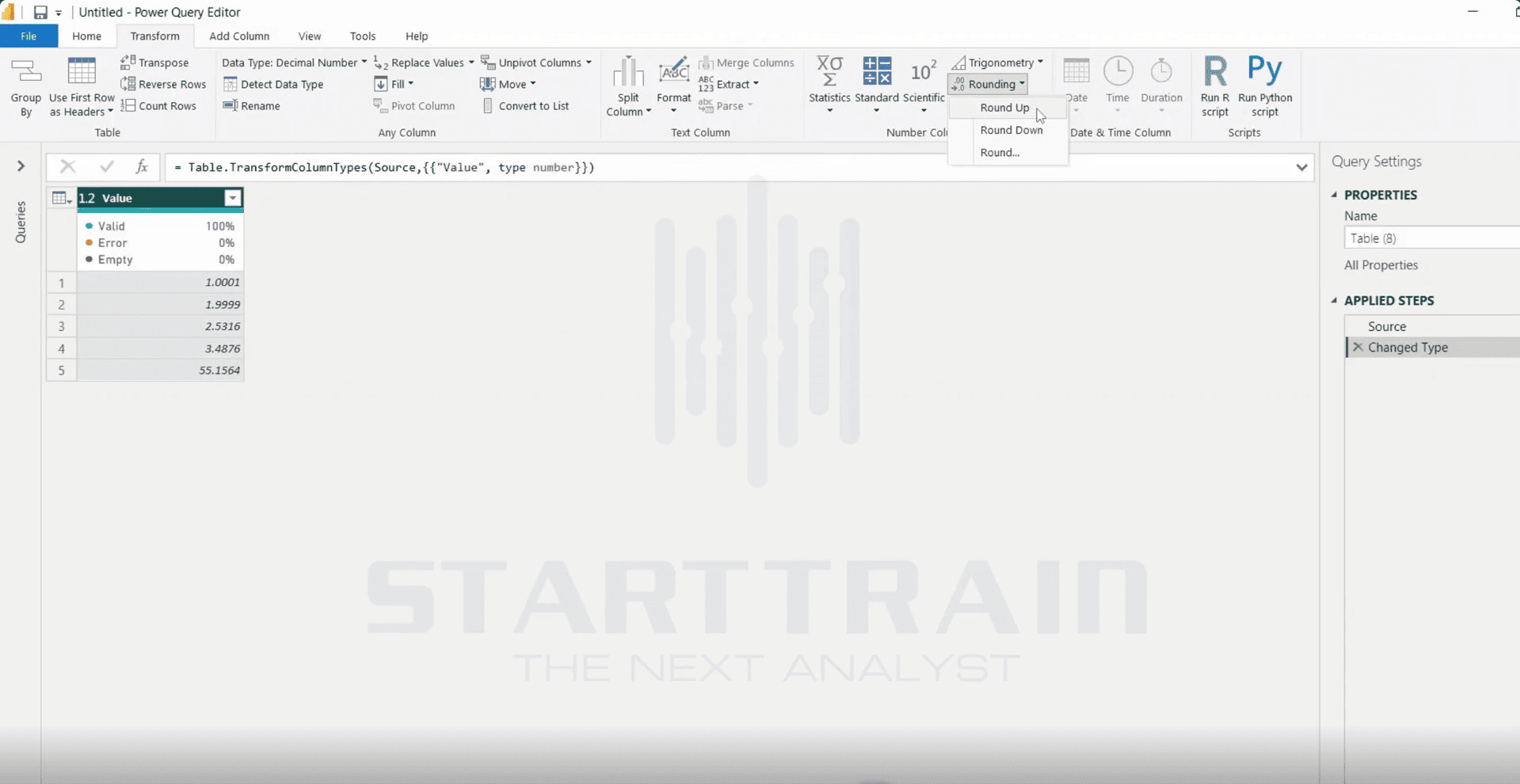 Scientific trong Power BI