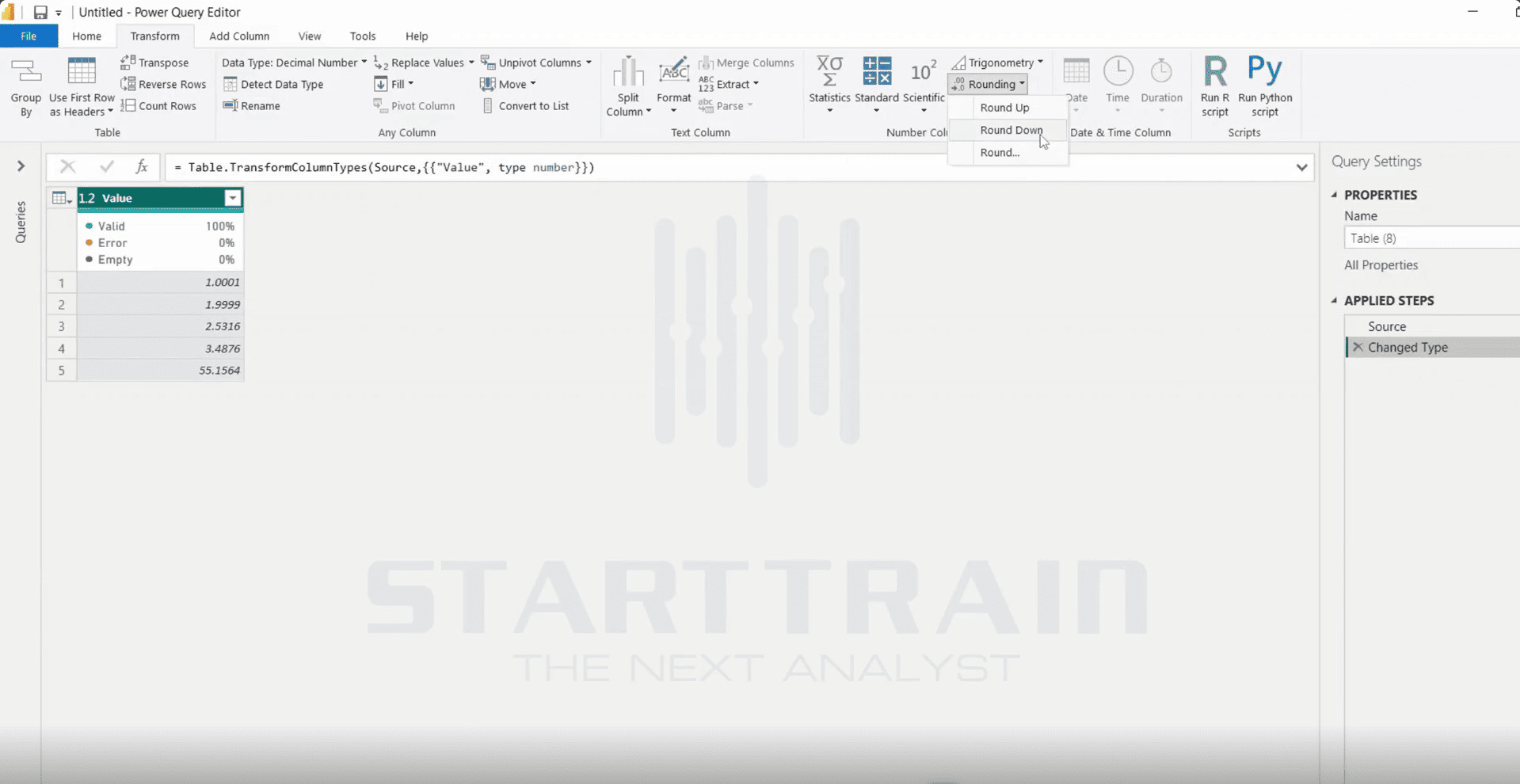 Scientific trong Power BI