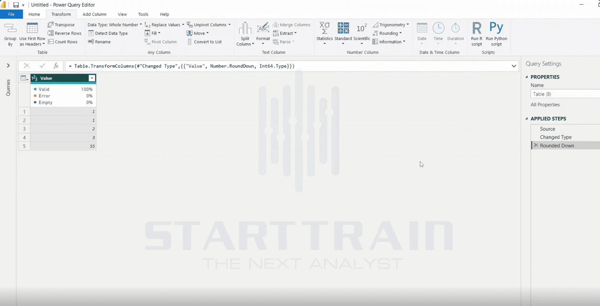 Scientific trong Power BI
