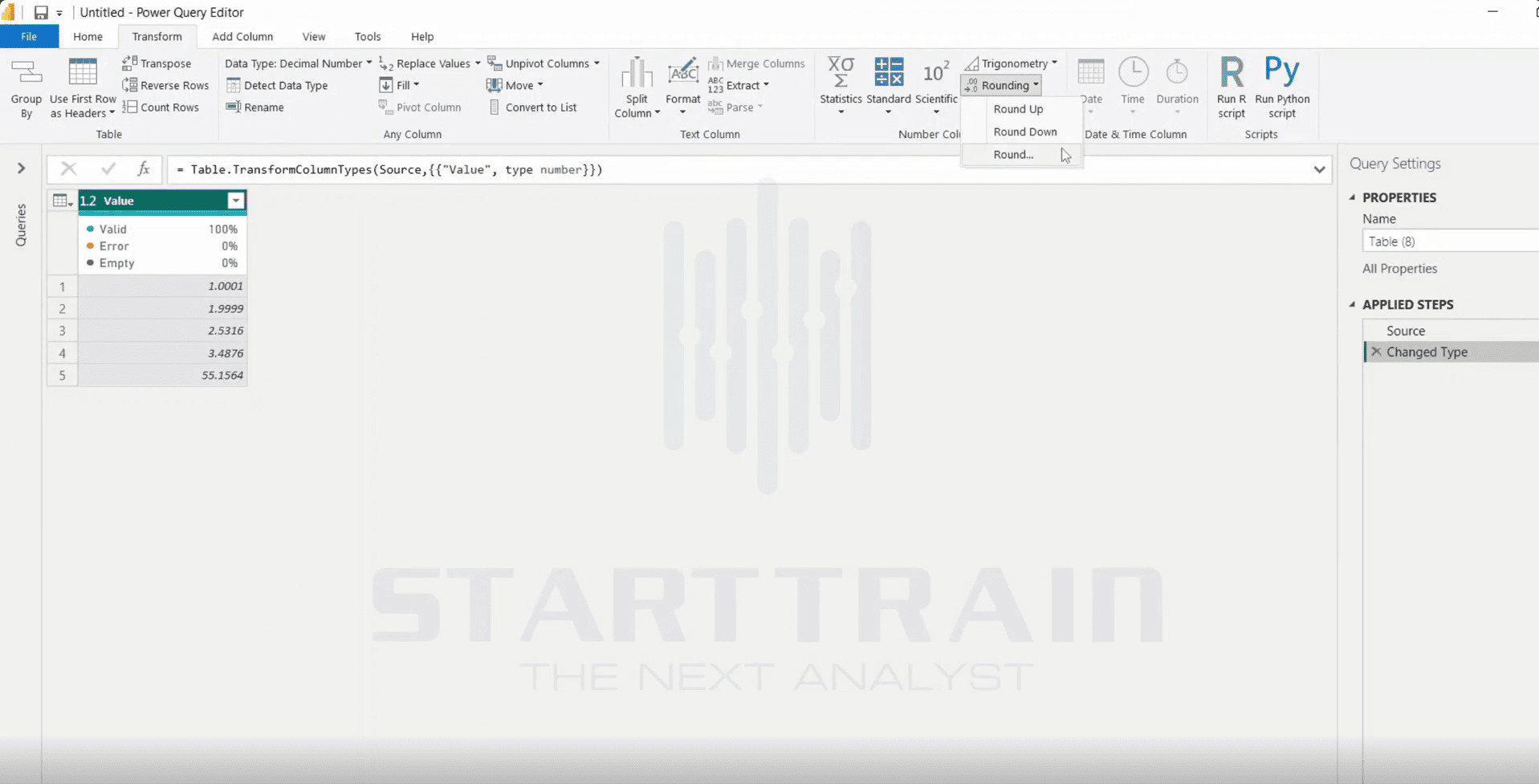 Scientific trong Power BI