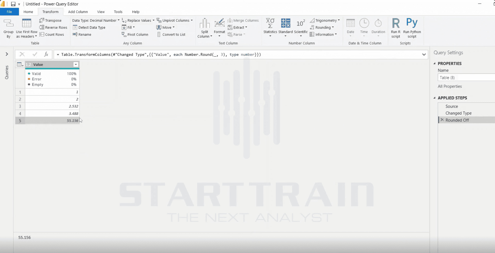 Scientific trong Power BI