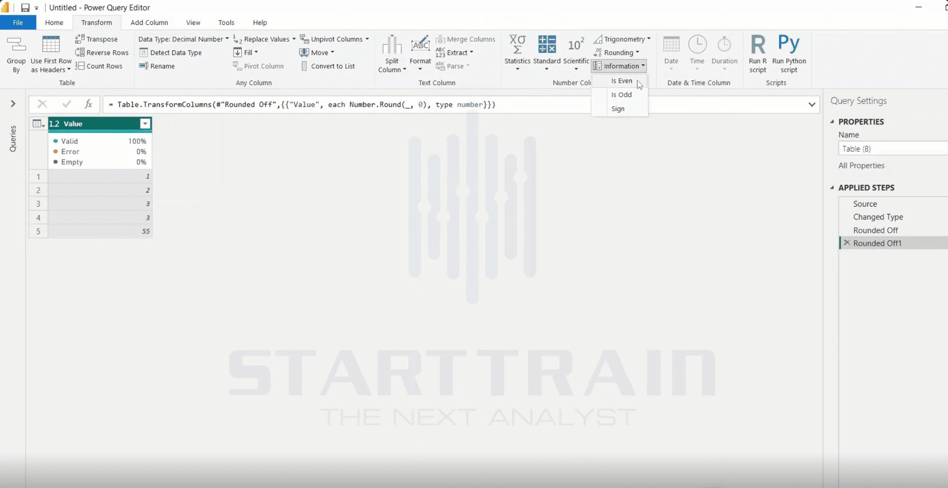 Scientific trong Power BI