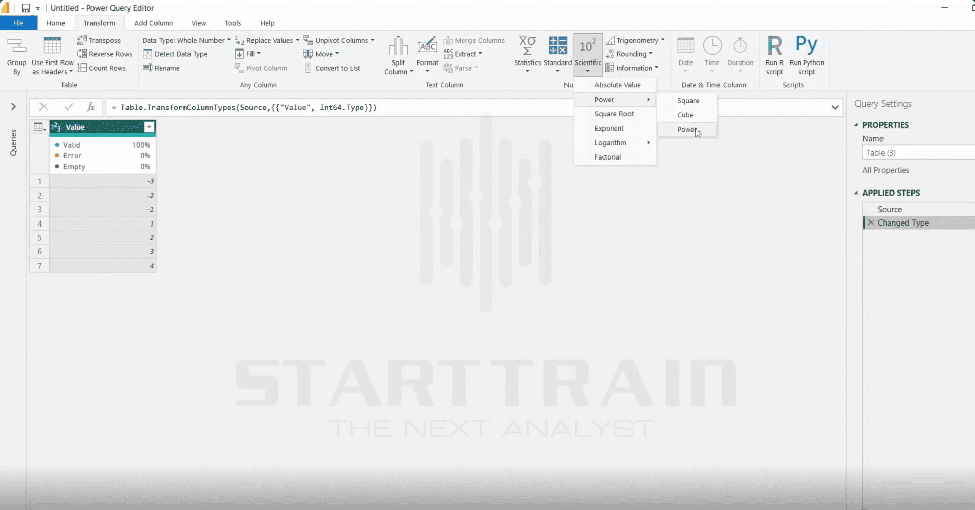 Scientific trong Power BI