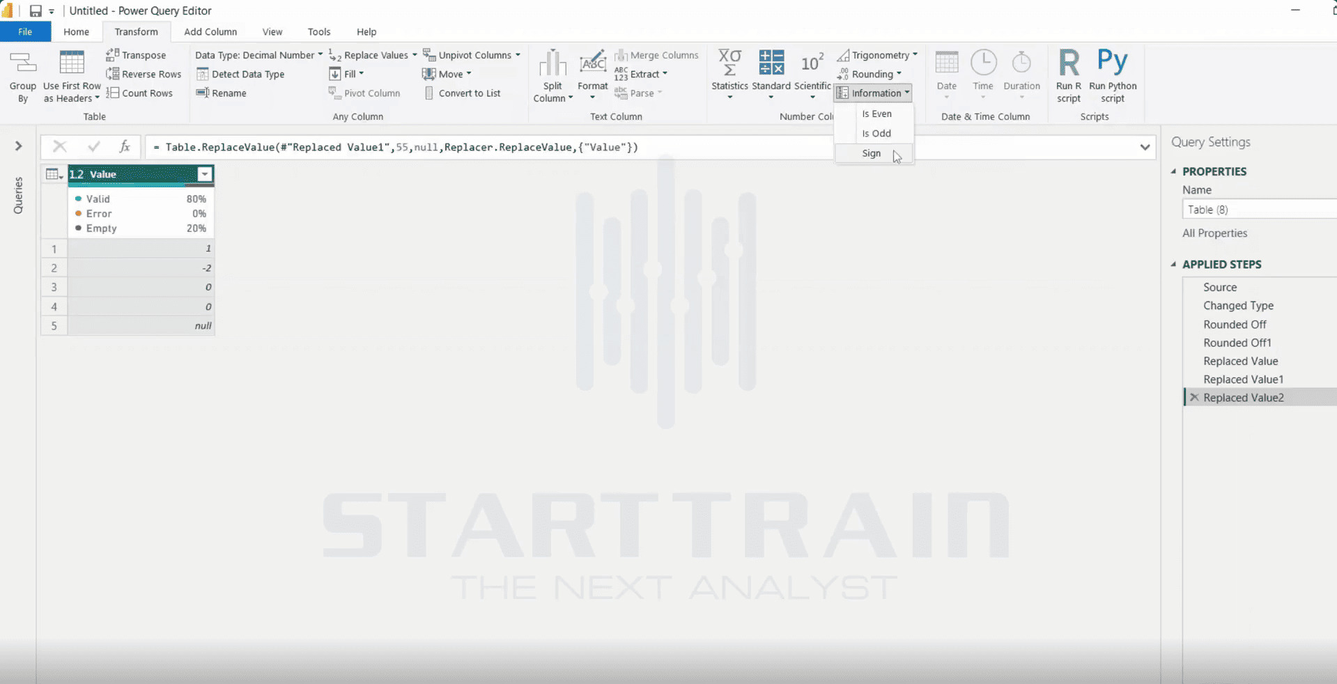 Scientific trong Power BI