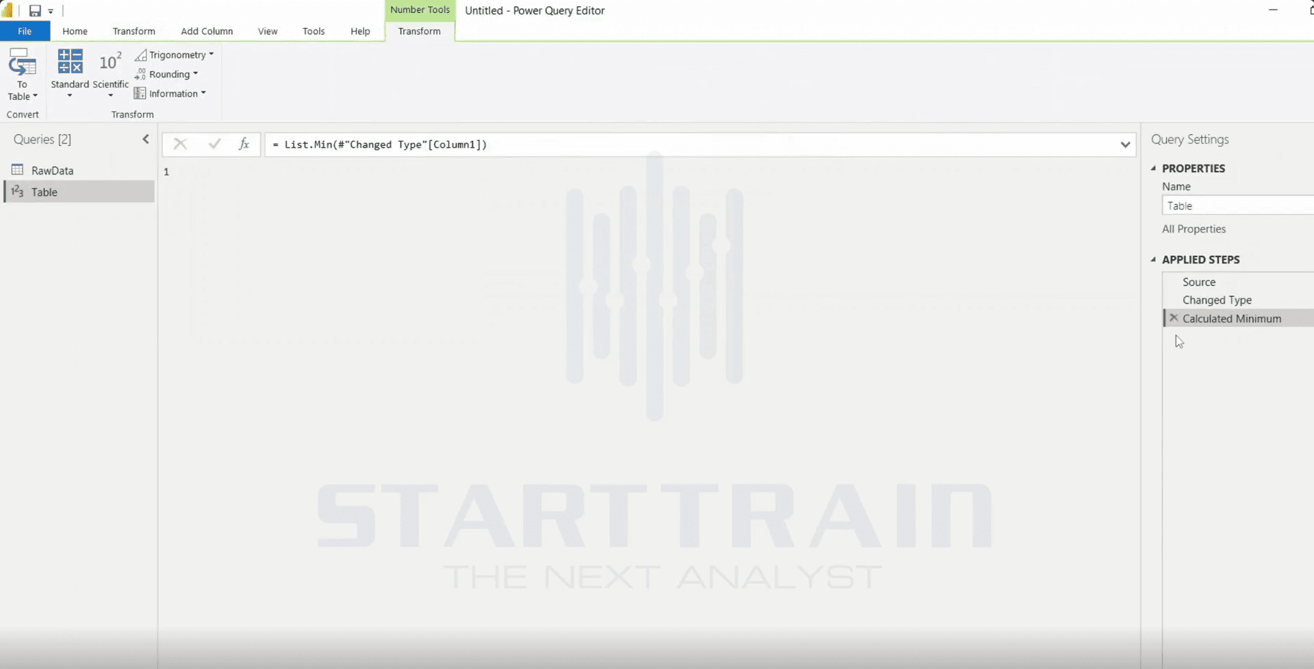 Statistics trong Power BI