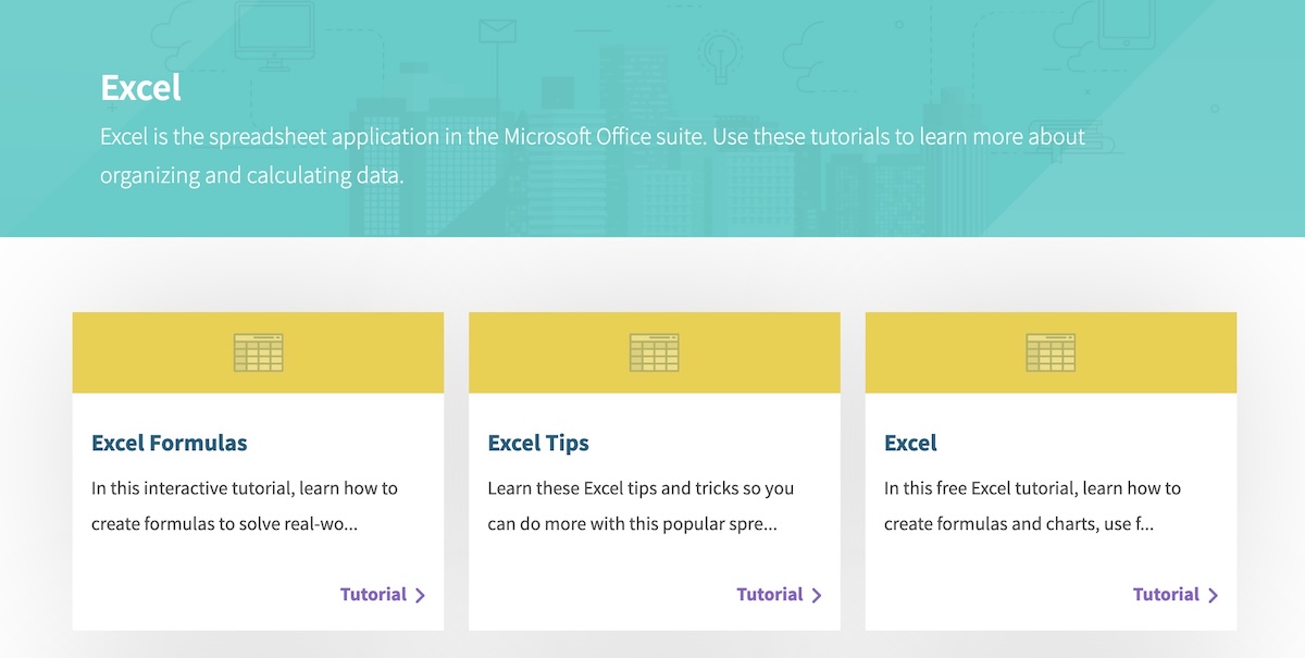 Website tự học Excel