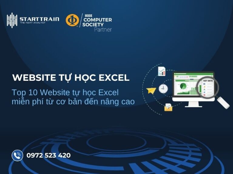 Top 10 Website tự học Excel miễn phí từ cơ bản đến nâng cao 34 Website tự học Excel