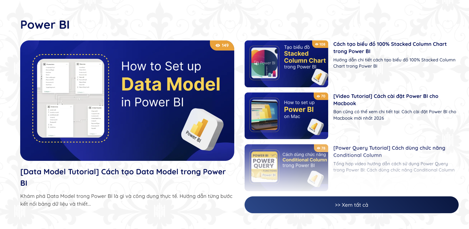 Website tự học Power BI miễn phí